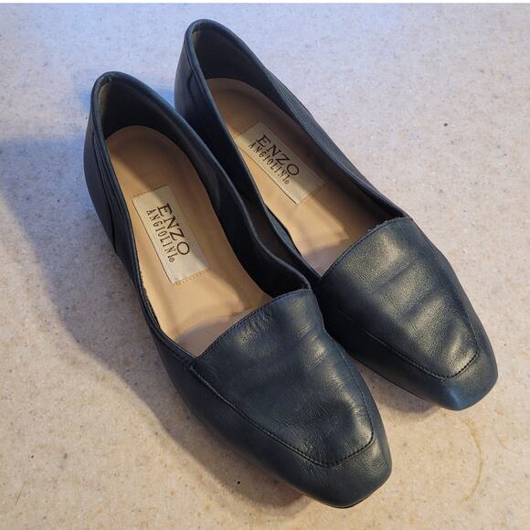 Vntg Y2K Enzo Angiolini Leather Loafers 7.5 Vero Cuoio Sole Old Money Quietlux - Picture 7 of 10